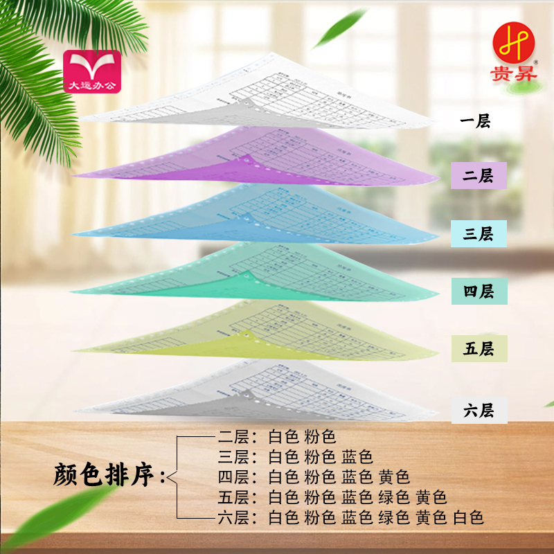 贵昇 品牌电脑打印纸 241-1层整张 241-1层1/2 241-1层1/3 241-2层整张 241-2层1/2 241-2层1/3双撕边 含增值税专用发票